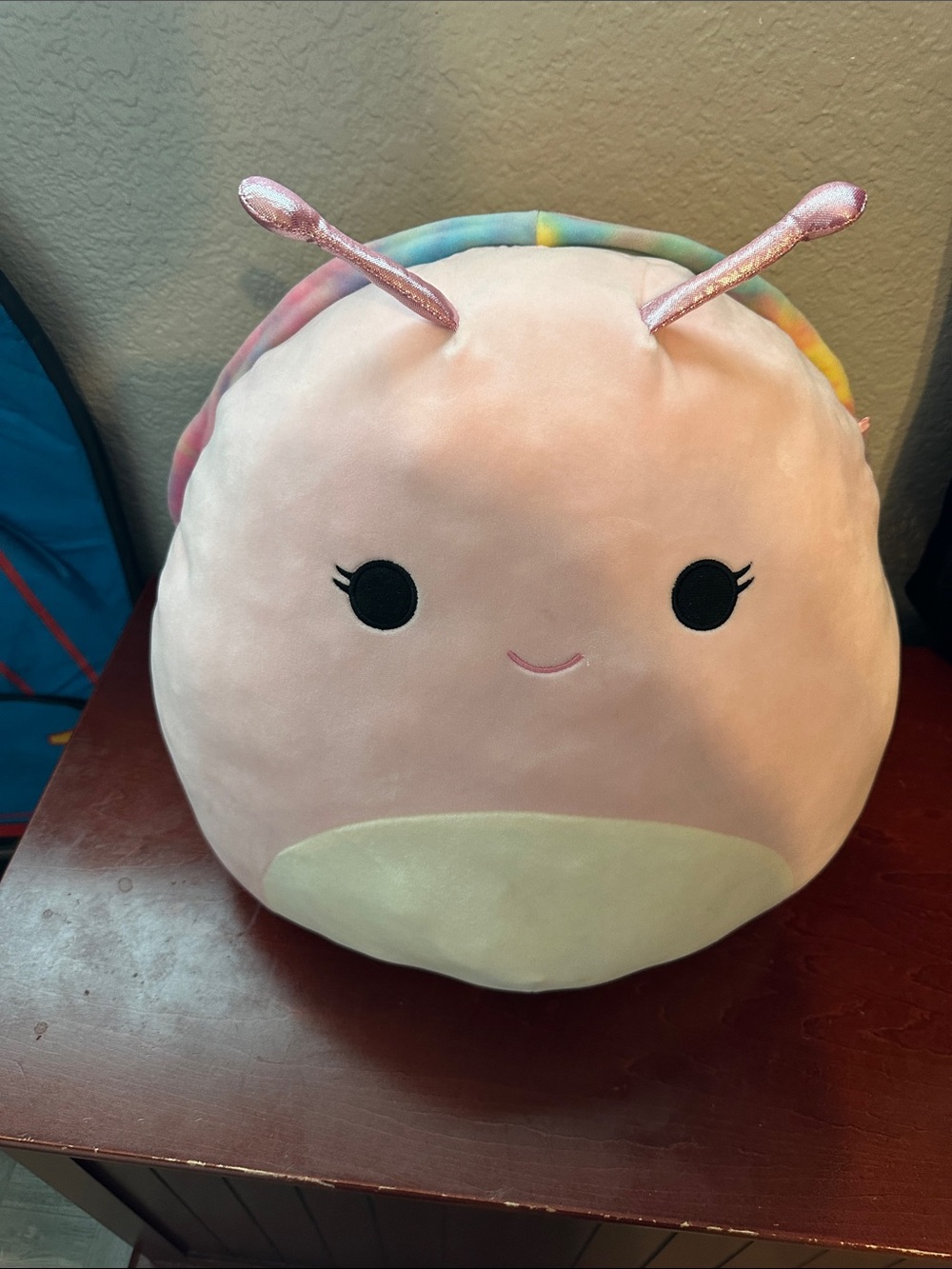 Squishmallows Pastel Pink Rainbow Antenna Plush